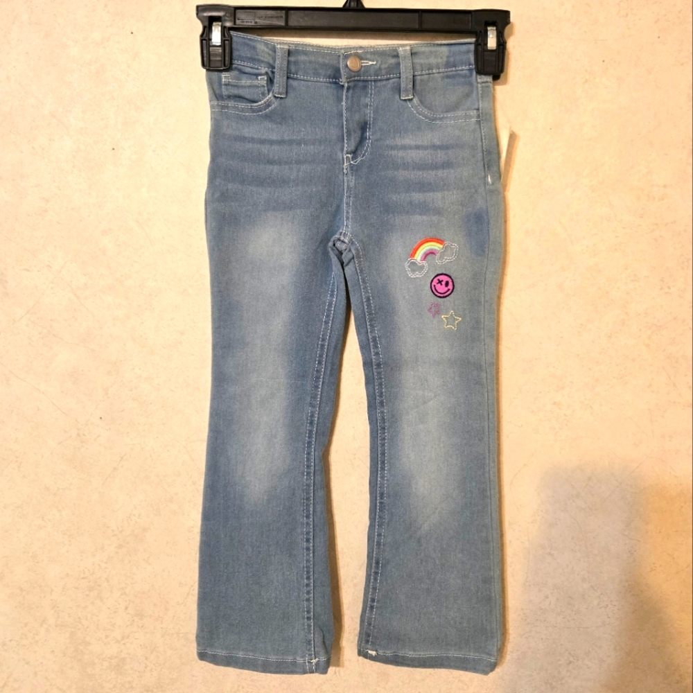 GIRL'S SZ 5 STRETCH BOOT CUT JEANS